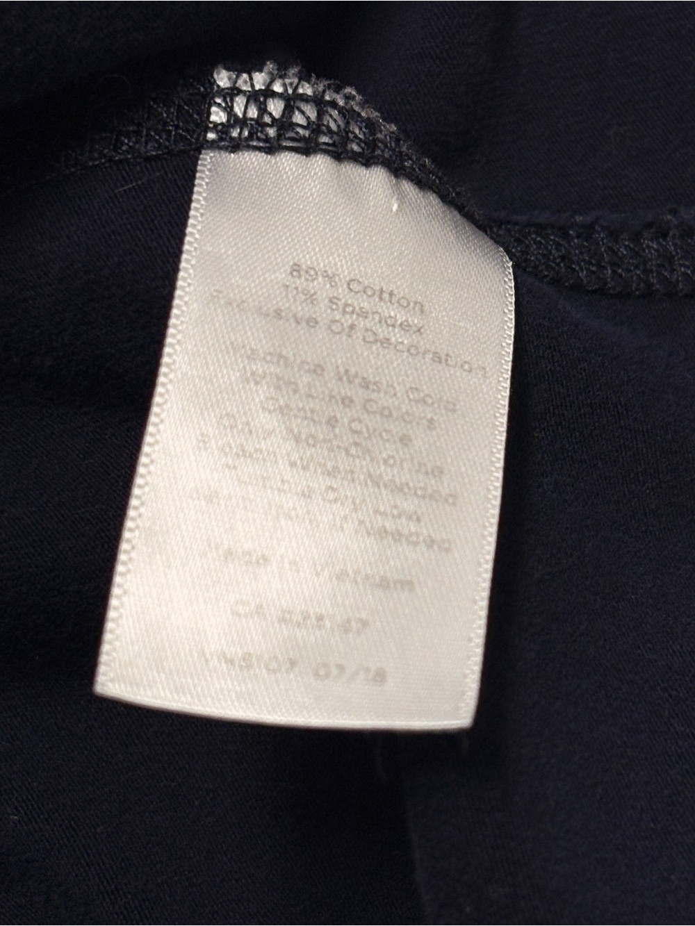 T By Talbots Full-Zip Jacket | L | Navy Blue - Picture 4 of 6